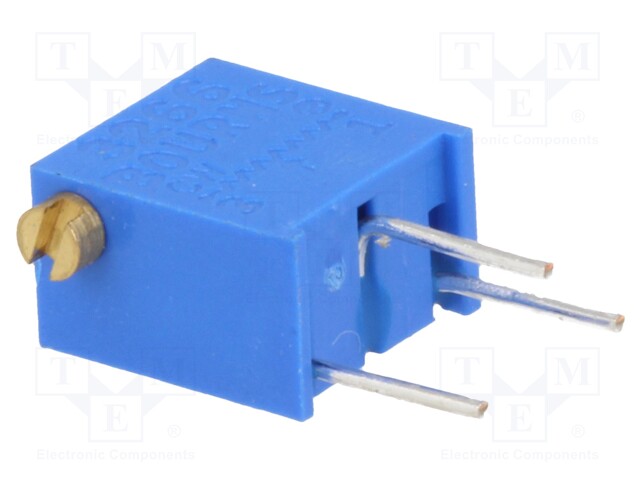 Potentiometer: mounting; multiturn; 200Ω; 250mW; ±10%; linear; THT