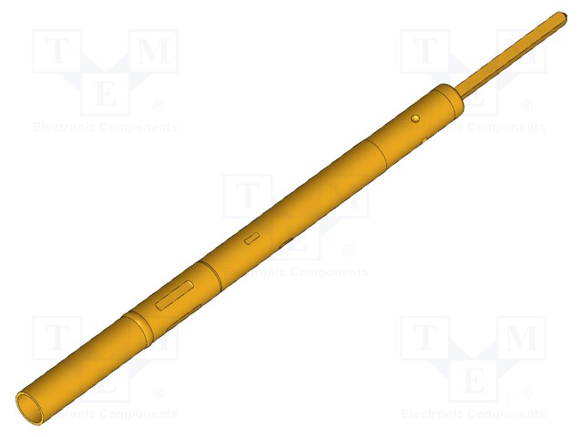 Test probe socket; Contact plating: gold-plated; KS-112; 39mm