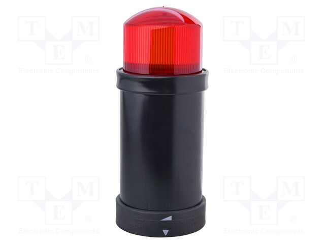 Signaller: lighting; discharge lamp; red; 24VDC; 24VAC; IP65; Ø70mm
