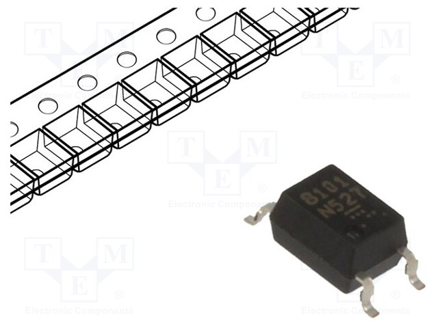 Optocoupler; SMD; Channels: 1; Out: analogue; 3.75kV; 1Mbps; SO5