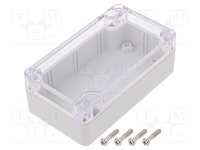 Enclosure: multipurpose; X: 65mm; Y: 115mm; Z: 40mm; polycarbonate