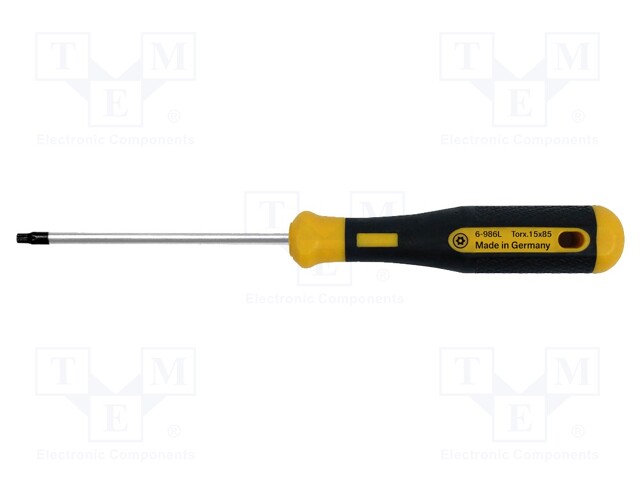 Screwdriver; Torx® with protection; T15H; POWERline