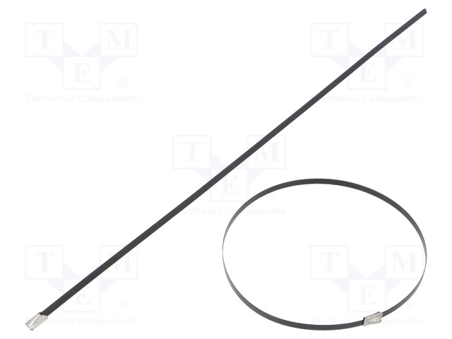 Cable tie; L: 362mm; W: 4.6mm; acid resistant steel AISI 316; 445N