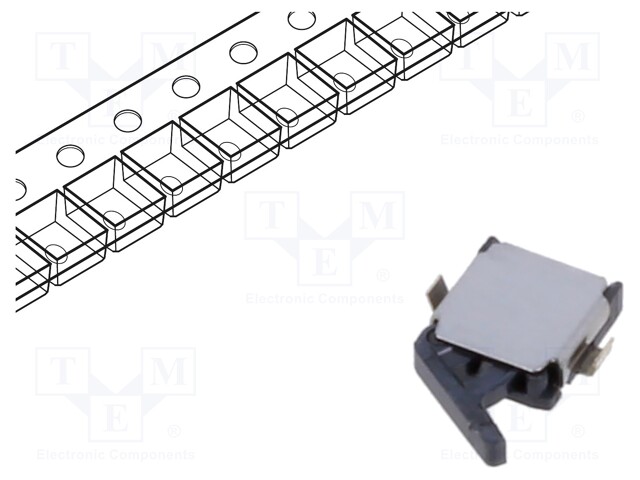 Detecting; with lever; SPST-NO; OFF-(ON); Pos: 2; Leads: for PCB