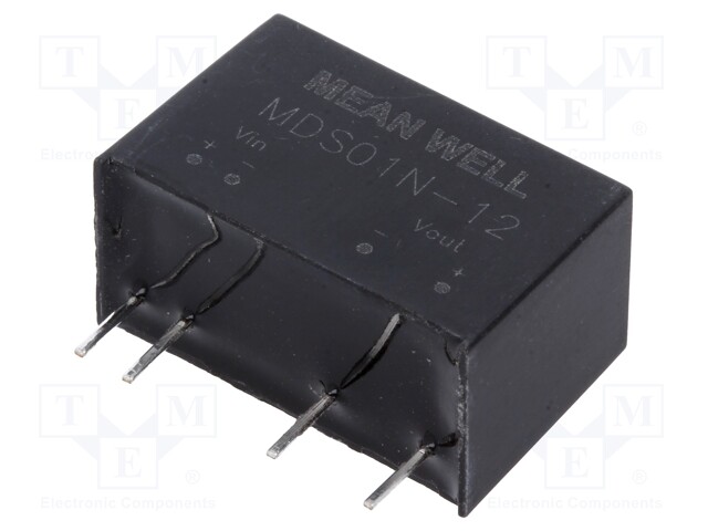 Converter: DC/DC; 1W; Uin: 21.6÷26.4V; 12VDC; Iout: 84mA; SIP7; 4.2g