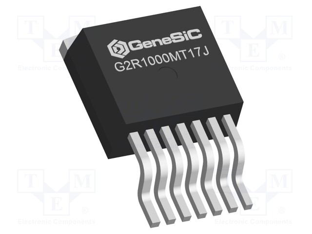 Transistor: N-MOSFET; SiC; unipolar; 1.7kV; 4A; Idm: 8A; 54W; TO263-7