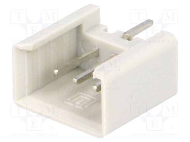 Socket; IDC; male; PIN: 3; straight; THT; tinned; 2.54mm; Layout: 1x3