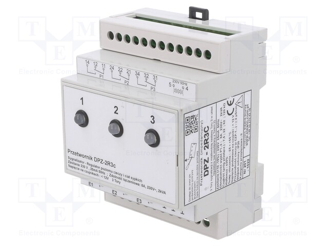 Module: level monitoring relay; conductive fluid level; 230VAC