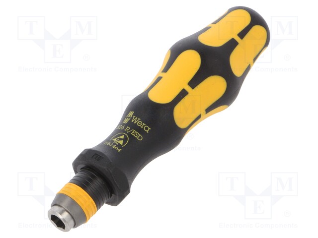 Screwdriver handle; ESD; 119mm; V: with quick-release chuck