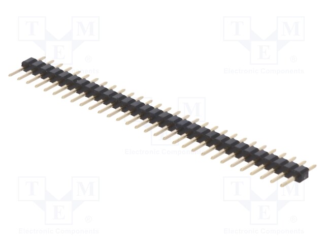 Pin header; pin strips; male; PIN: 30; straight; 2mm; THT; 1x30