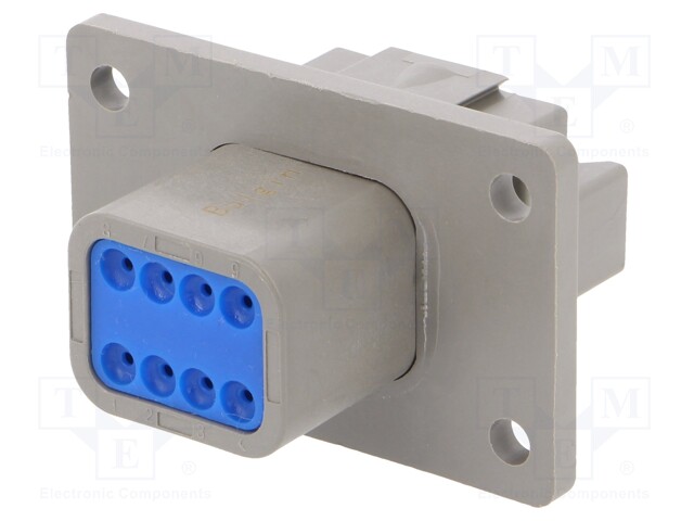 Connector: wire-wire; PX0; plug; male; PIN: 8; IP68; Locking: latch