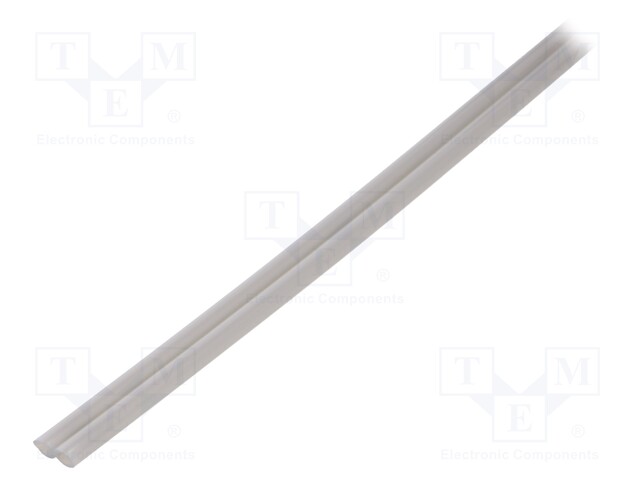 Pneumatic tubing; TPE (thermoplastic elastomer); silver; 8mm