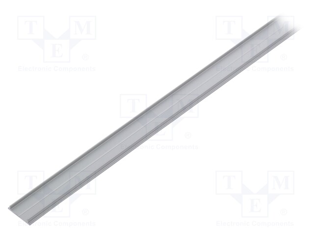 Profiles for LED modules; surface; natural; L: 1m; aluminium