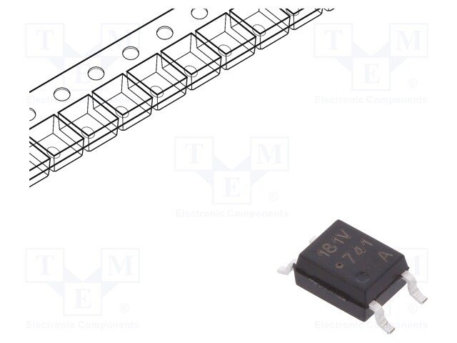 Optocoupler; SMD; Channels: 1; Out: transistor; Uinsul: 3.75kV; SO4