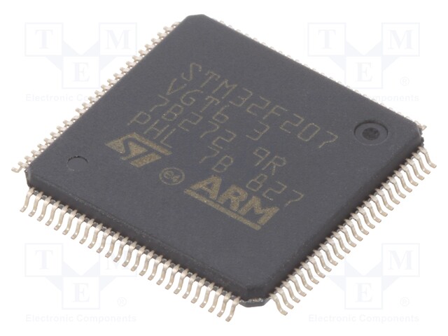 ARM microcontroller; Flash: 1024kB; 120MHz; SRAM: 128kB; LQFP100