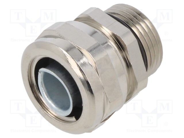 Straight terminal connector; ØBraid : 16mm; stainless steel