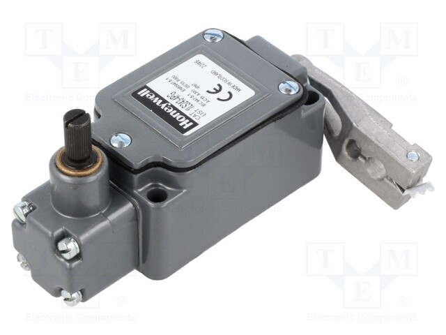 Limit Switch, Side Rotary Roller, SPDT-DB, 6 A, 120 V, 0.51 N-m, MICRO SWITCH LS Series