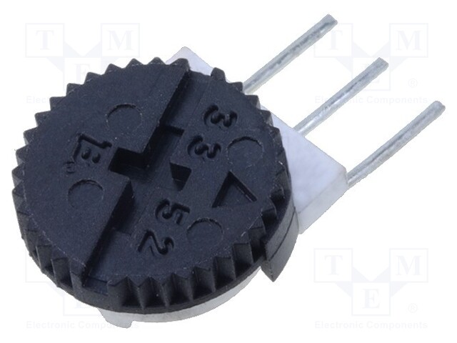 Potentiometer: mounting; single turn,vertical; 2kΩ; 0.5W; THT