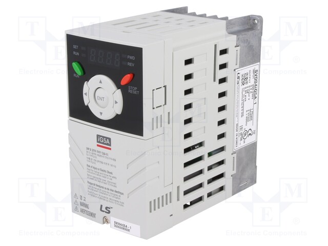 Inverter; Max motor power: 0.4kW; Usup: 200÷230VAC; 0.1÷400Hz