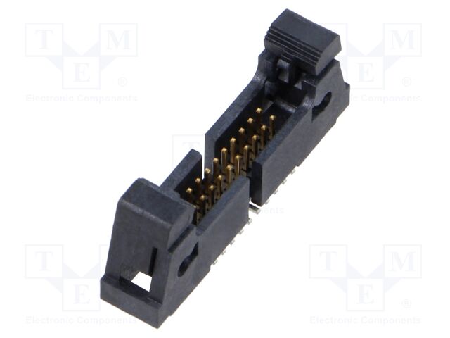 Connector: pin strips; male; PIN: 20; 1.27mm; gold-plated; SMT