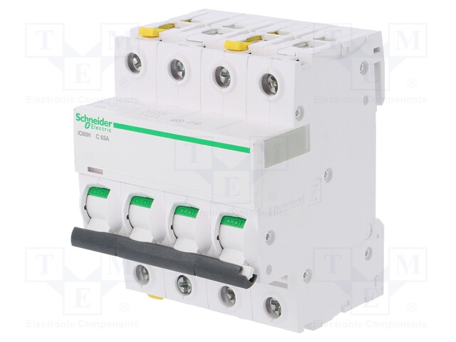 Circuit breaker; 400VAC; Inom: 63A; Poles: 4; DIN; Charact: C; 10kA