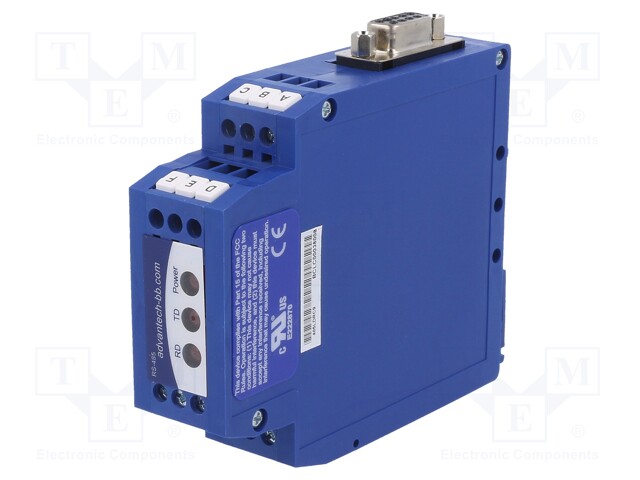 CONVERTER, RS-232 TO RS-422/485, DIN