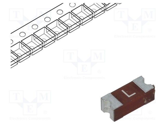 Fuse: fuse; ultra rapid; 3.5A; 250VAC; 125VDC; SMD; ceramic; 2410