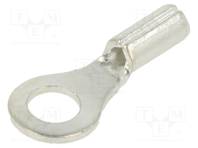 TERMINAL, RING TONGUE, #8, CRIMP