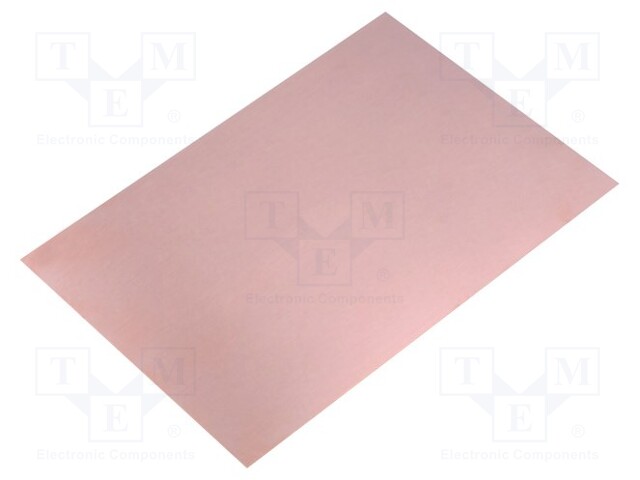 Laminate; FR4; 1mm; L: 233mm; W: 160mm; Coating: copper