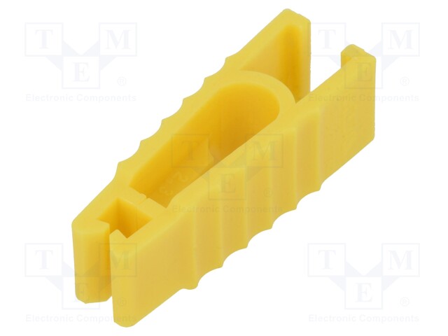 Fuse acces: extractor; Colour: yellow; Mat: polypropylene