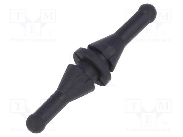 Fastener for fans and protections; Ømount.hole: 5mm; black