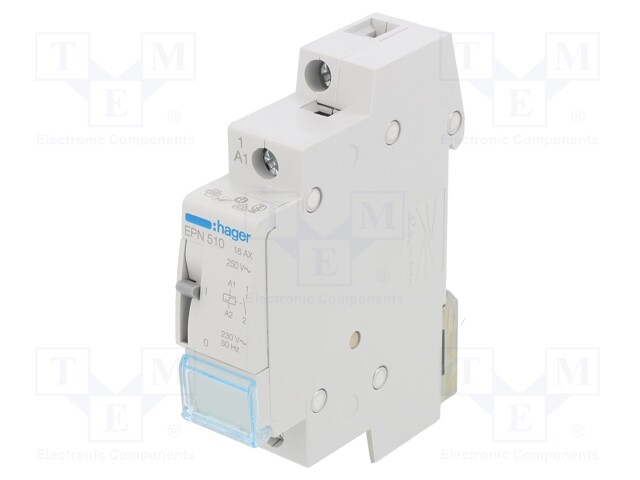 Relay: installation; bistable; NO; Mounting: DIN; 16A; -5÷40°C; IP20