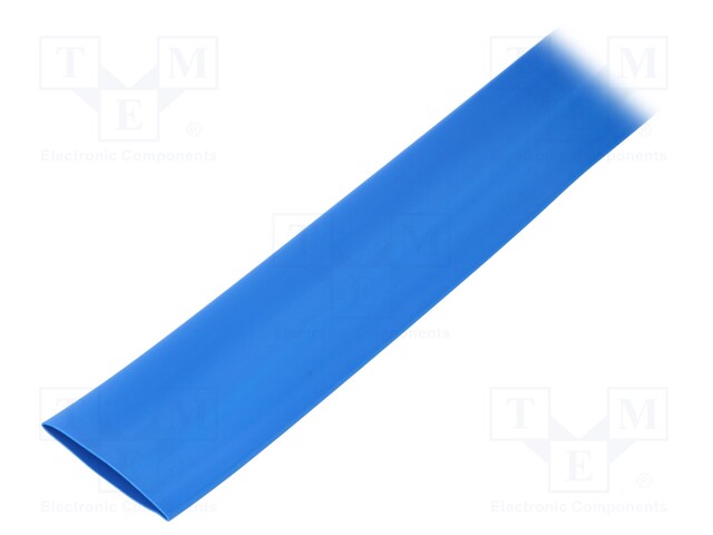 Heat shrink sleeve; flexible; 2: 1; 25.4mm; L: 10m; blue