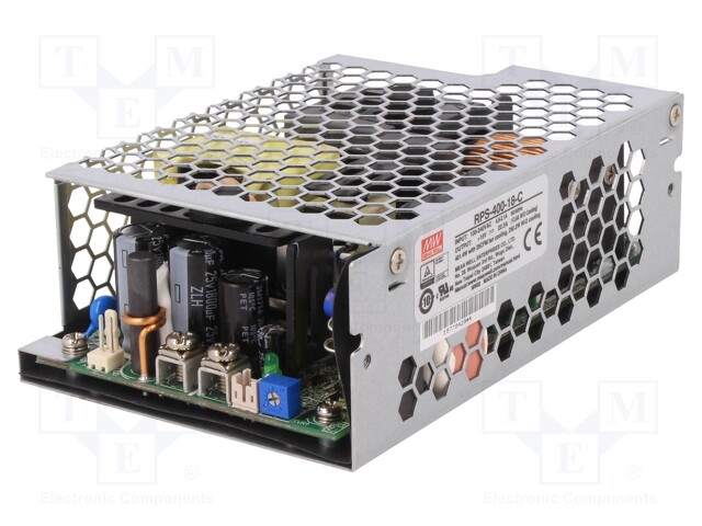 Power supply: switched-mode; 400W; 113÷370VDC; 80÷264VAC; OUT: 1