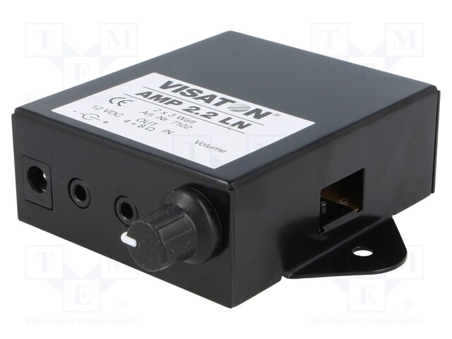 External amplifier; 12VDC; 1.1Ω; 46mA; 700mV; 3.2W; In.imp: 10kΩ