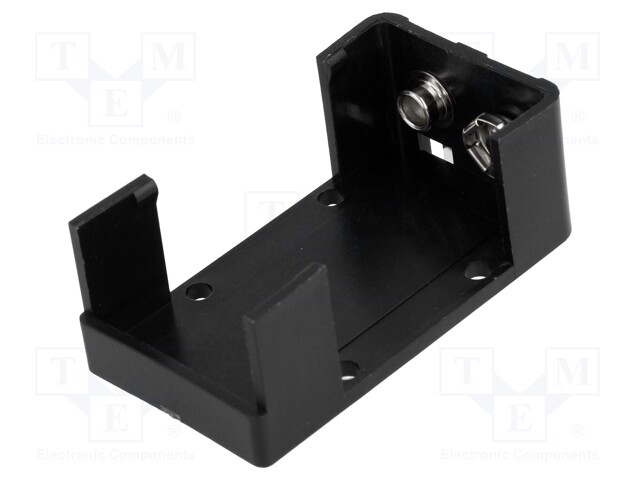 Holder; Mounting: PCB; Size: 6F22; Batt.no: 1