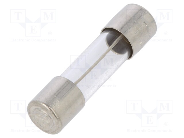 Fuse: fuse; time-lag; 32mA; 250VAC; cylindrical,glass; 5x20mm