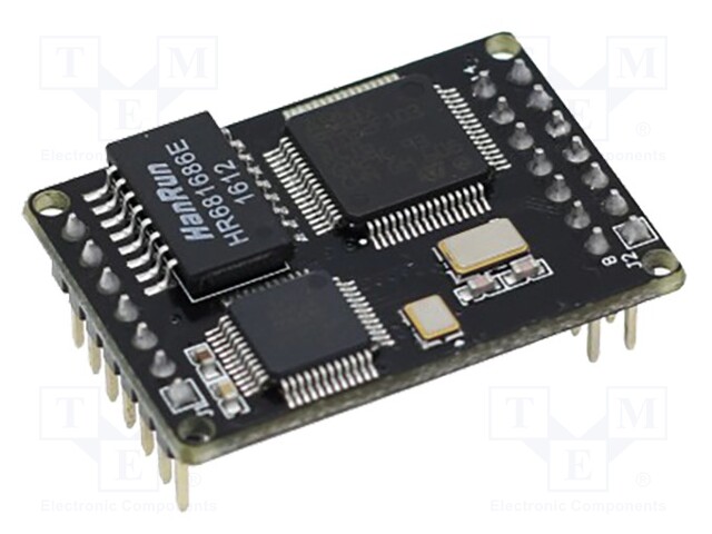 Module: Ethernet; Comp: W5500; 3.3VDC; 34x24x12.4mm; TTL