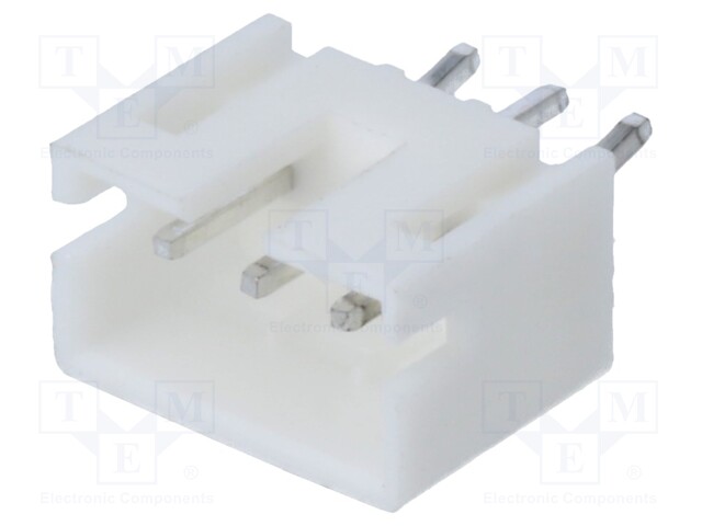 Socket; wire-board; male; 2mm; PIN: 3; THT; 100V; 2A; tinned; -25÷85°C