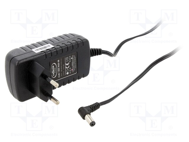 Power supply: switched-mode; volatage source; 5VDC; 3A; 15W; 82%