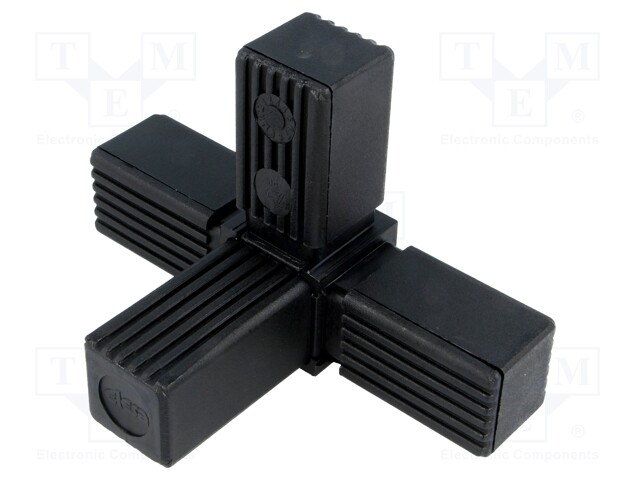 Mounting coupler; for profiles; Mat: polyamide; -30÷100°C; I: 77mm