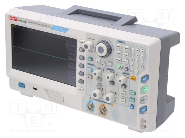 Oscilloscope: digital; Band: ≤150MHz; Channels: 2; 70Mpts; 2,5Gsps