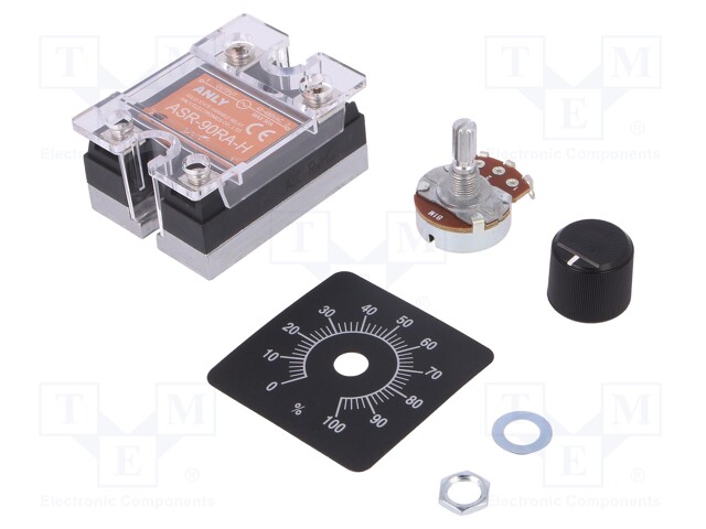 Relay: solid state; Rin: 0÷1MΩ; 90A; 48÷480VAC; Variant: 1-phase