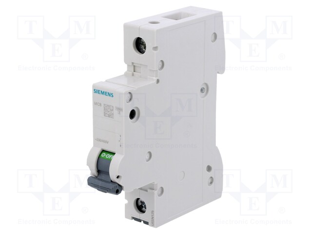 Circuit breaker; 230/400VAC; Inom: 63A; Poles: 1; DIN; Charact: D