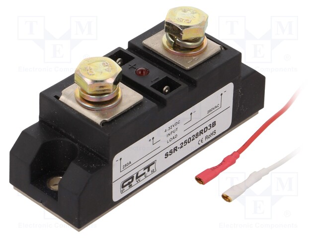 Relay: solid state; Ucntrl: 4÷32VDC; 250A; 24÷280VAC; Series: SSR-R