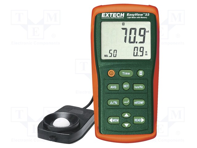 Meter: light meter; LCD; 9/99/999/9k/99kFc,99/999/9k/99k/999klx