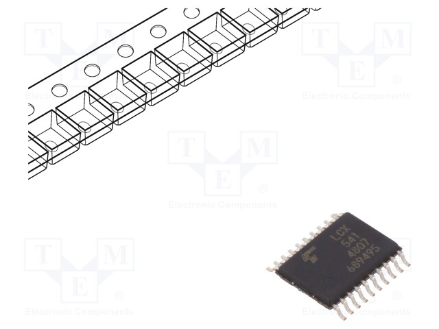 IC: digital; bus buffer; Channels: 8; SMD; TSSOP20; Series: LCX