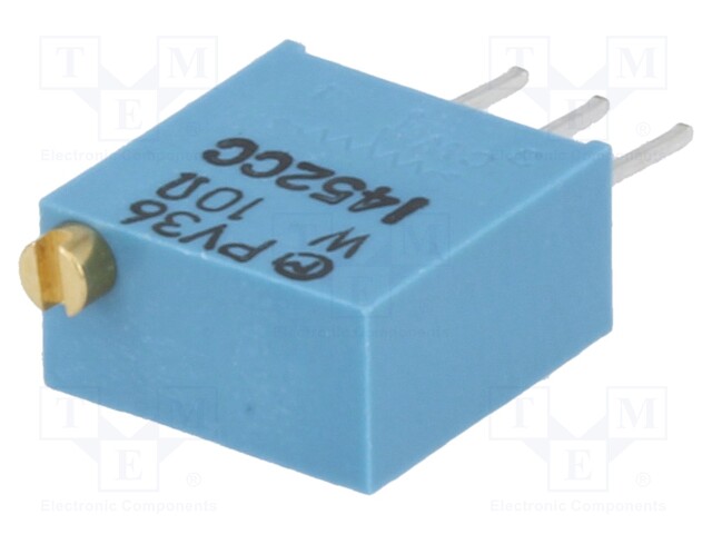 Potentiometer: mounting; vertical; 10Ω; 500mW; THT; ±10%; linear