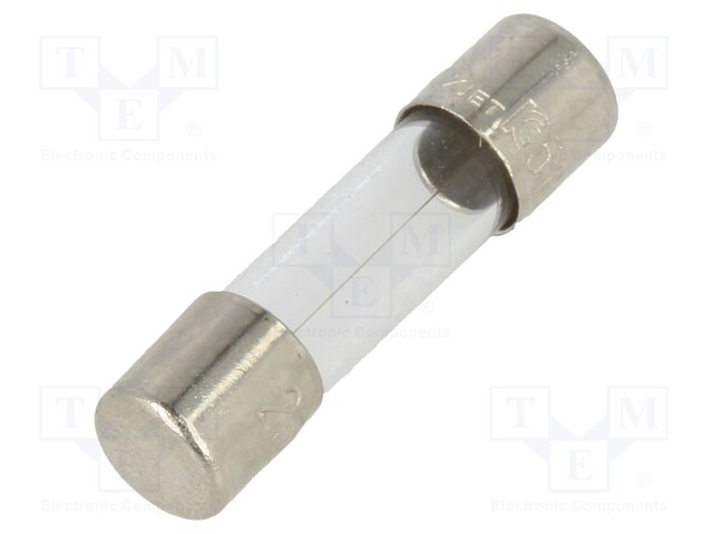 Fuse: fuse; 1A; 250VAC; glass; 20x5.2mm; bulk