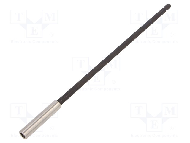 Holders for screwdriver bits; Socket: 1/4"; Overall len: 250mm